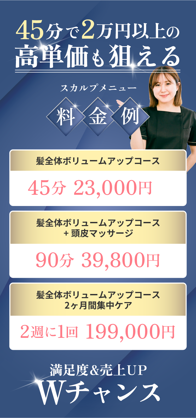 45分で2万円以上の高単価も狙える