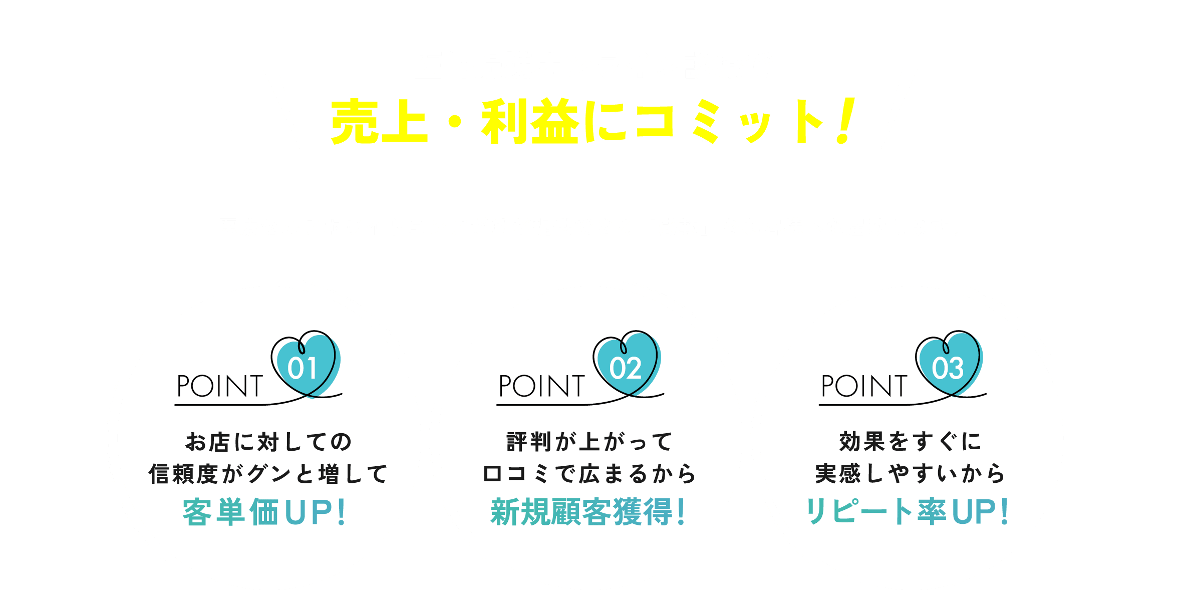 医師提携オンライン診療で売上・利益にコミット!